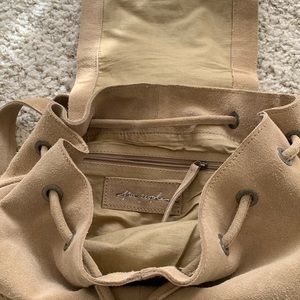 Free People suede Sardona Backpack